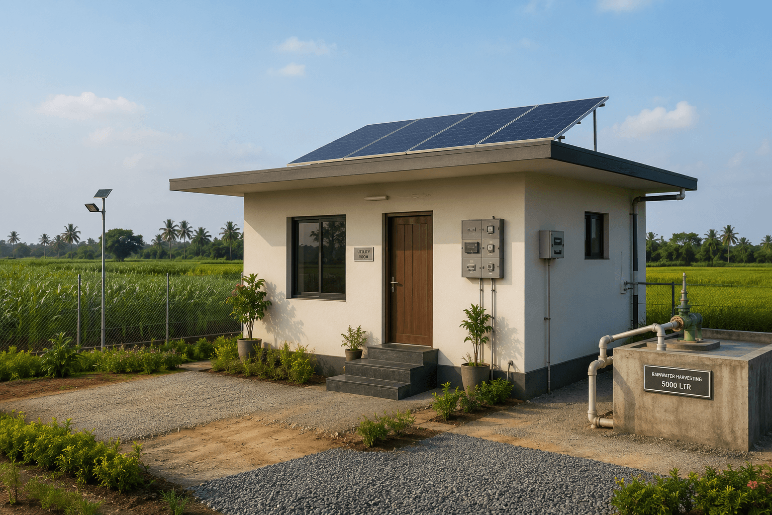 Farmhouse & Utility Structures